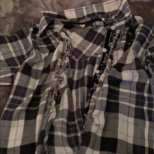 Black and white flannel